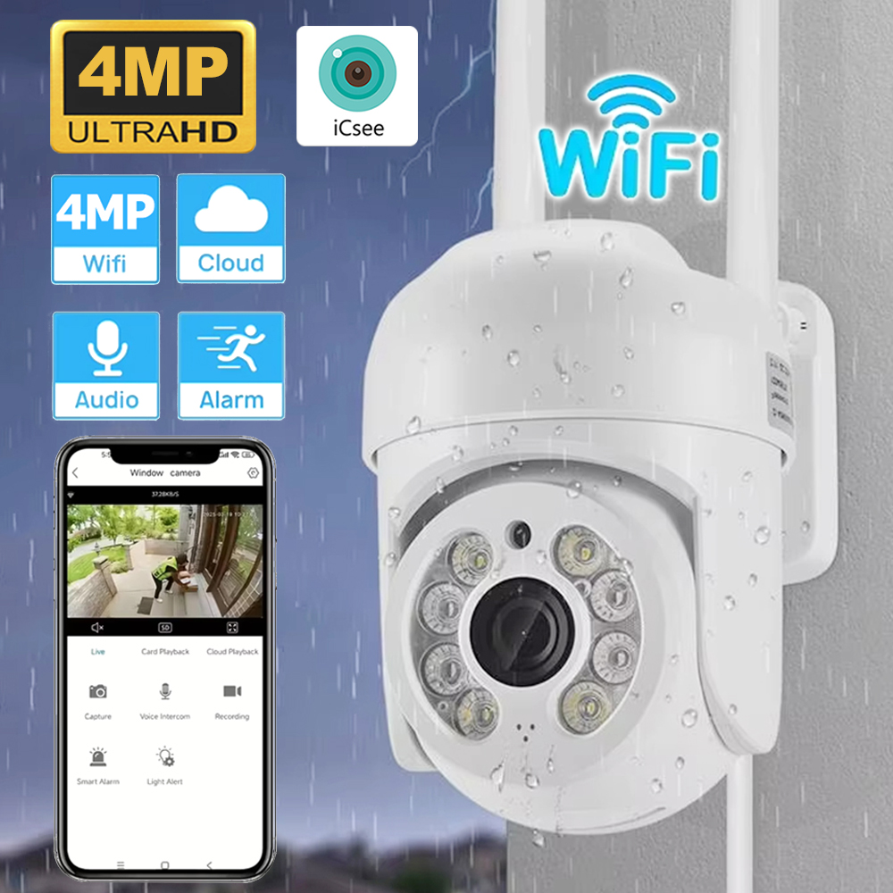 Smart Home Windows App - Câmera de Segurança PTZ Sem Fio