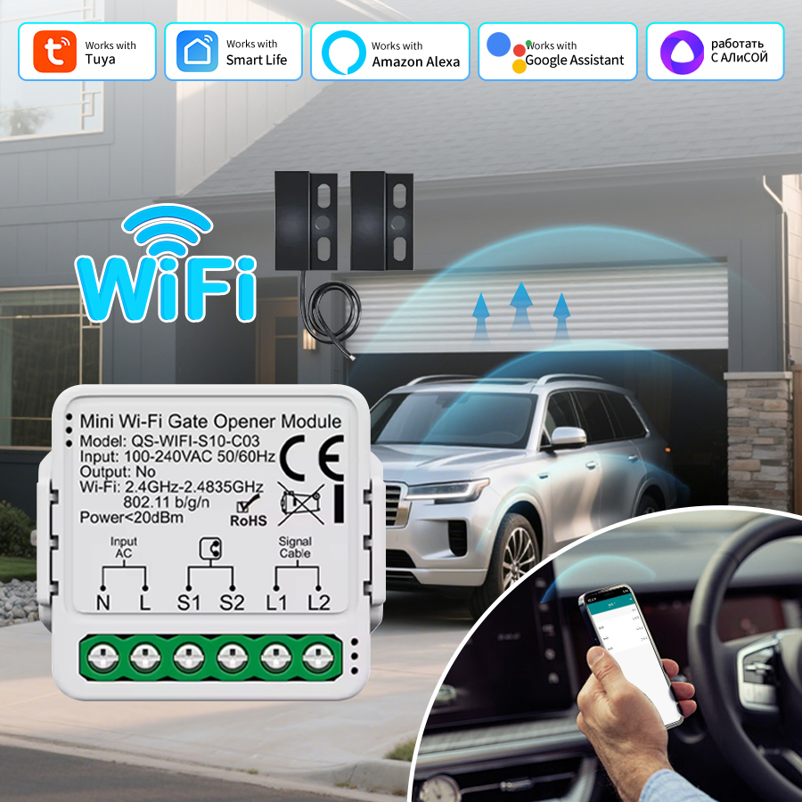 Smart Home Voice Assistant - Tuya inteligente módulo de interruptor de