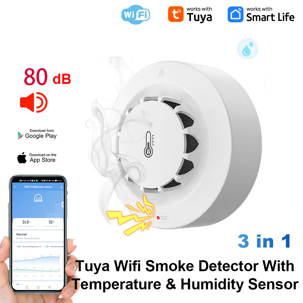 Smart Smoke Detector - Sensor de Temperatura e Umidade WiFi
