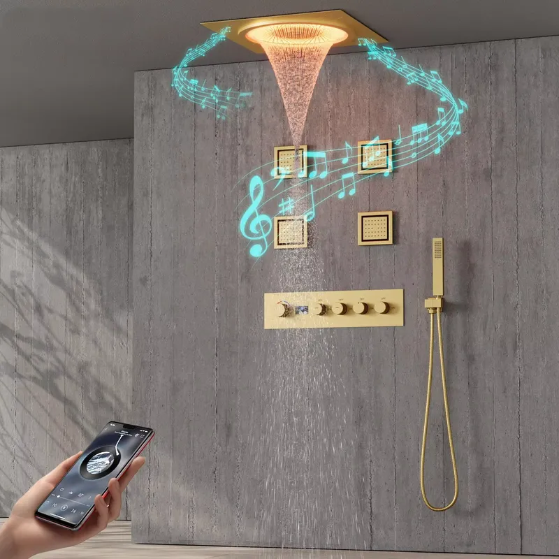 Smart Home - Conjunto de Chuveiro LED Inteligente com