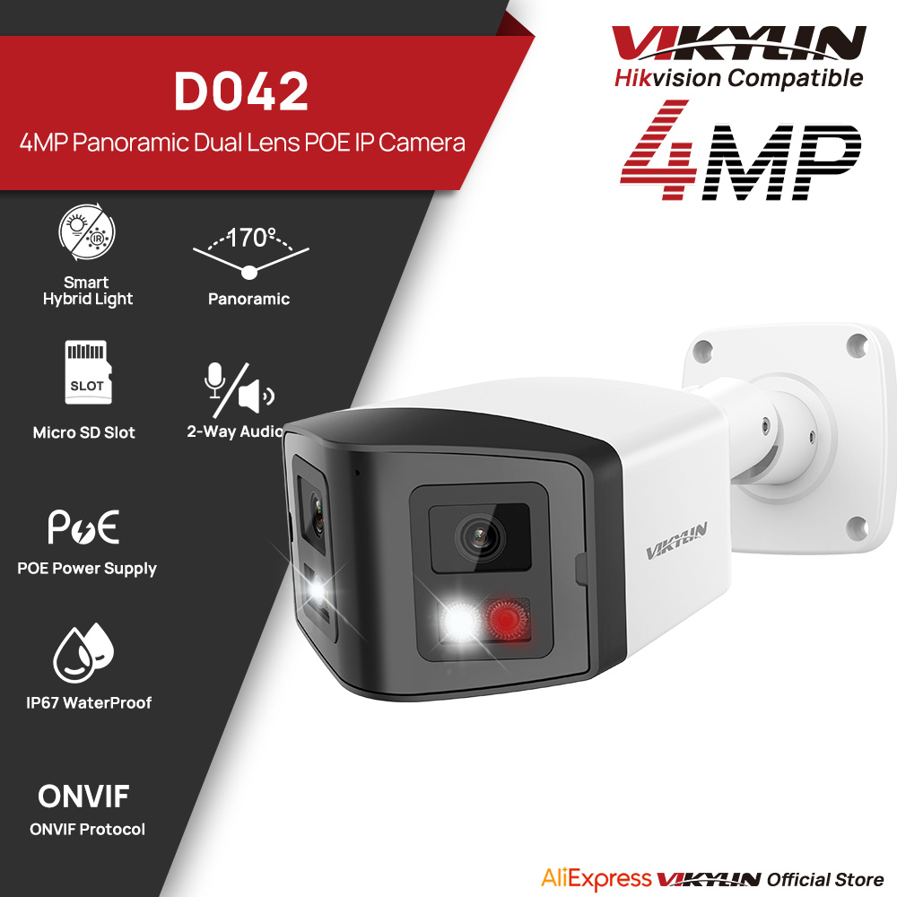 Smart Home Notifications - VIKYLIN 170 ° Câmera IP de