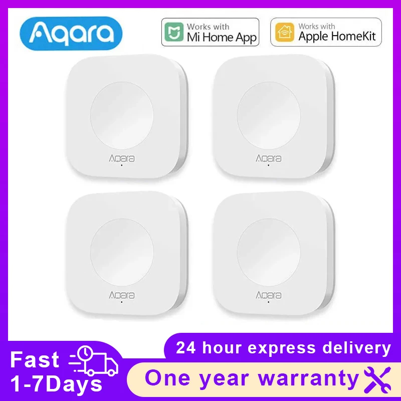 Smart Home Vimar - Aqara-Sensor de Casa Inteligente, Mini Interruptor
