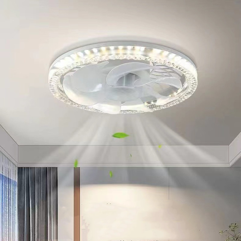 Smart Ceiling Fan - 50w 30cm nova luz do ventilador
