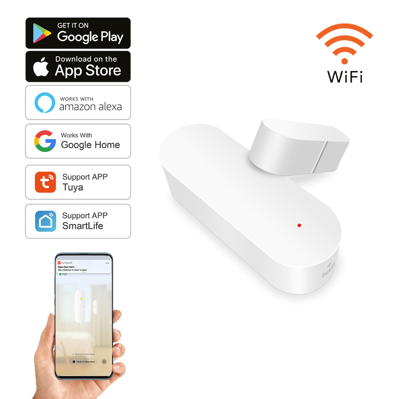 Smart Home Notifications - Tuya-Sensor inteligente de porta WiFi, abrir