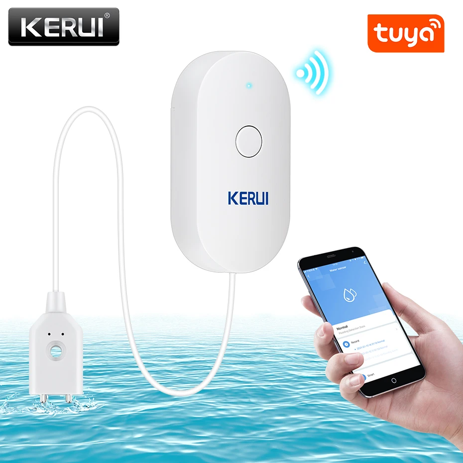 Smart Home Notifications - Kerui wi fi sensor de água