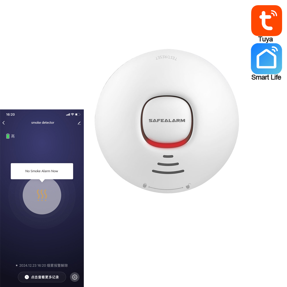 Smart Home Notifications - Detector de fumaça com alarme de