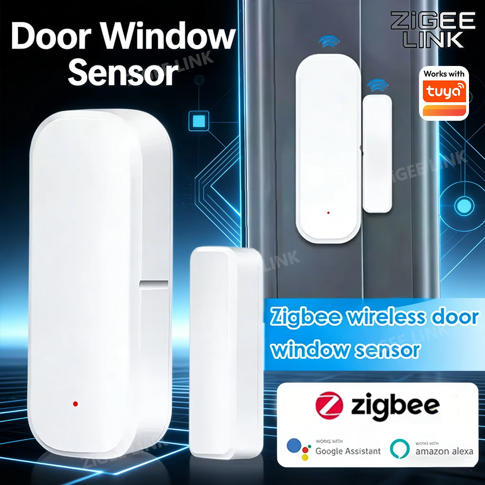 Smart Home Notifications - Sensor de Porta/Janela Sem Fio ZigBee,