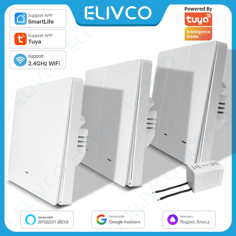 Smart Home Google - Interruptor Inteligente Tuya Wifi Sem Fio