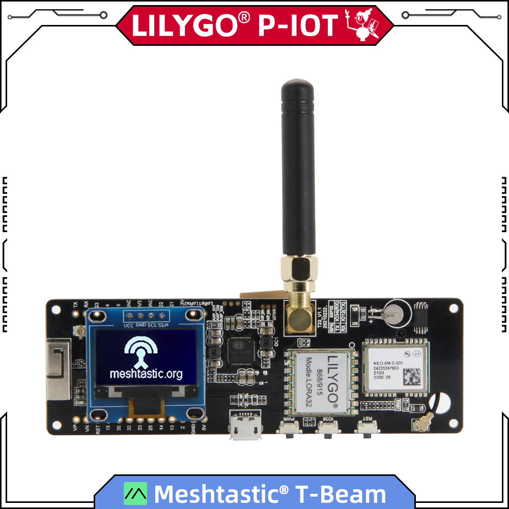 Smart Home Esp32 - LILYGO® TTGO Meshtastic T-Beam V1.2 ESP32