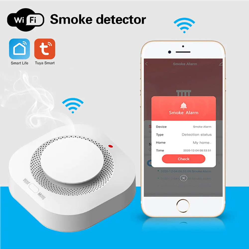 Smart Smoke Detector - Detector de Fumaça Inteligente Tuya Zigbee