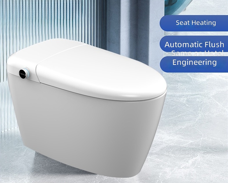 Smart Home - Assento Sanitário Inteligente Aquecido, Descarga Automática,