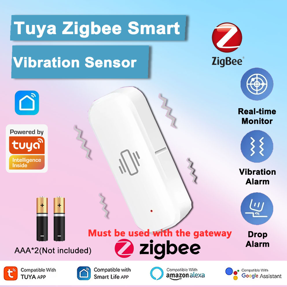 Smart Home Notifications - Tuya zigbee inteligente sensor de vibração