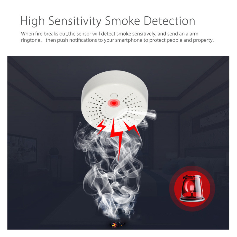 Smart Smoke Detector - Detector de Fumaça Inteligente Tuya WiFi