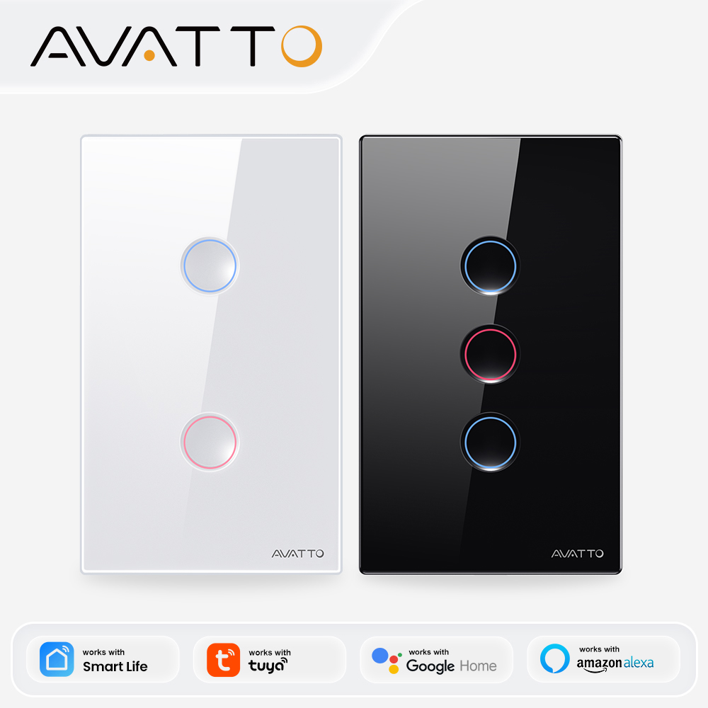Smart Home Google - AVATTO Interruptor de Luz Inteligente ZigBee