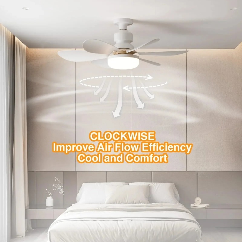 Smart Ceiling Fan - Ventilador de Teto 30W/40W com Controle