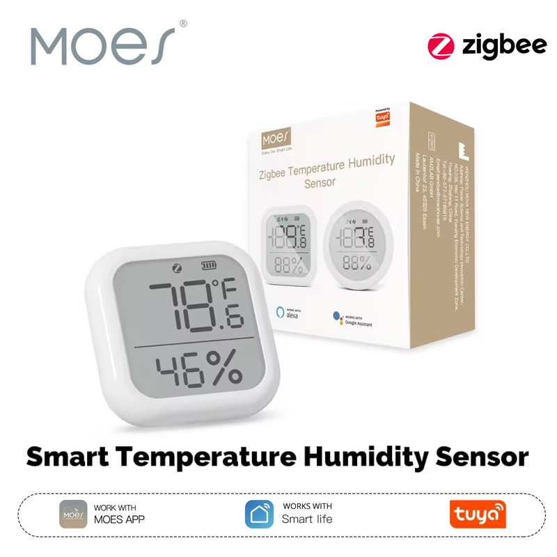 Smart Home Vimar - Sensor de temperatura e umidade para