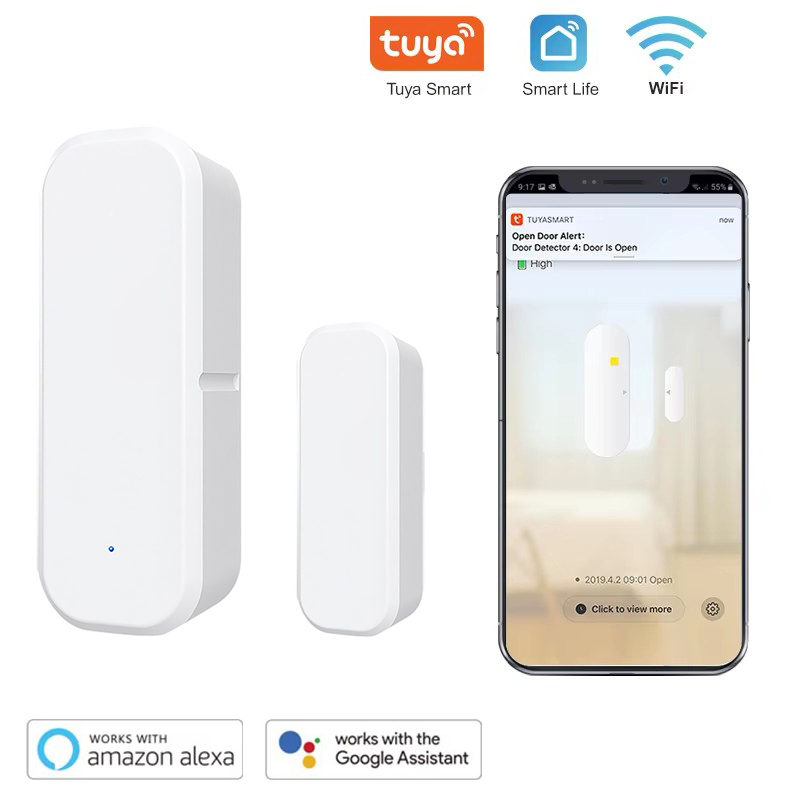 Smart Home Notifications - Sensor de Porta Inteligente Tuya WiFi,