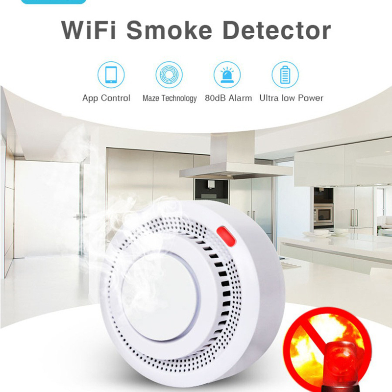 Smart Smoke Detector - Detector de Fumaça Inteligente Tuya WIFI