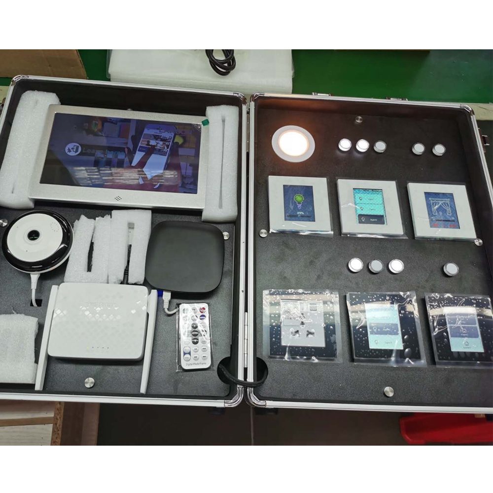 Smart Home Demo Kit - Lanbon casa inteligente interruptor automação l8