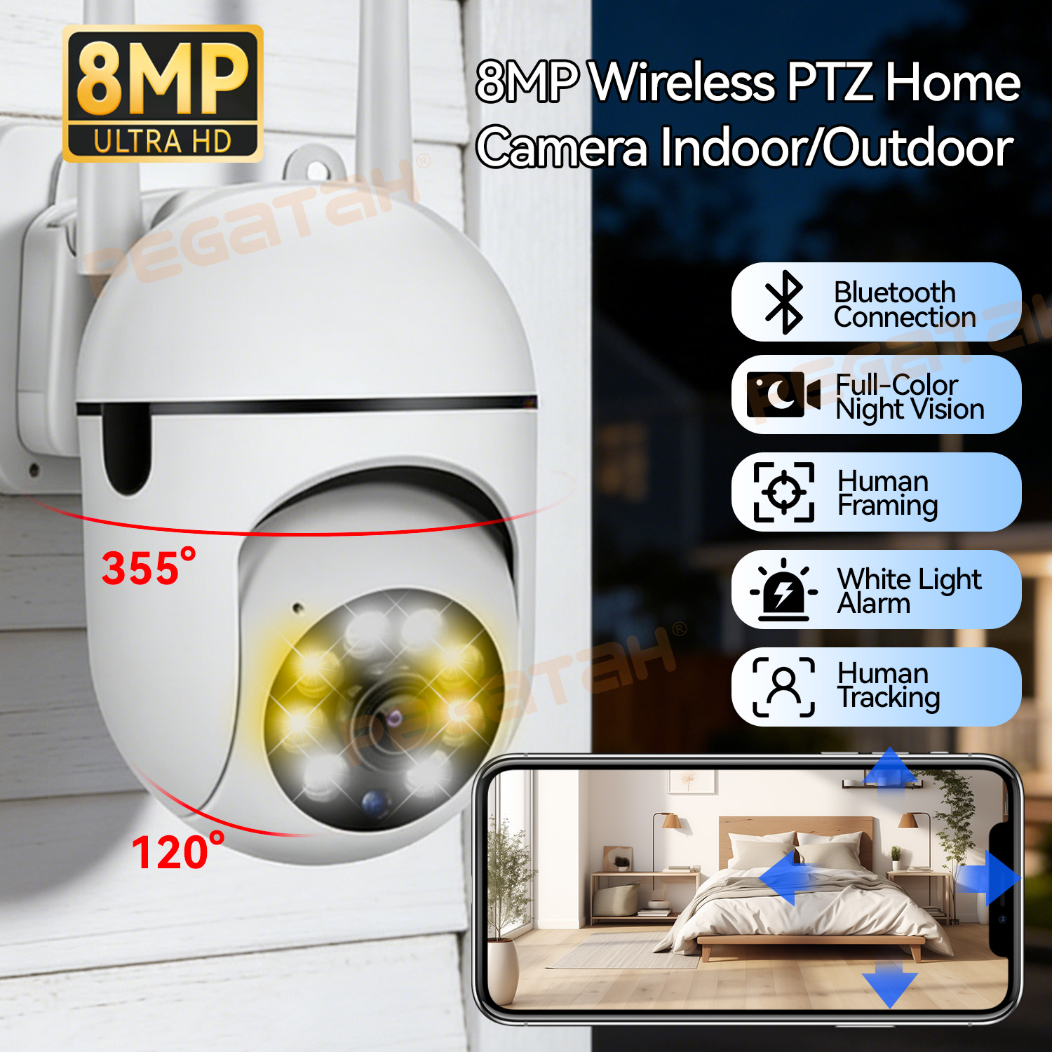 Smart Home Windows App - 8mp 2.4g wifi ip cctv câmera