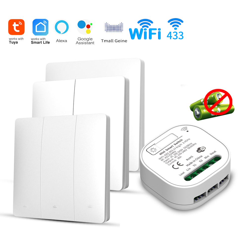 Smart Home Google - Interruptor de Luz Inteligente Tuya WiFi