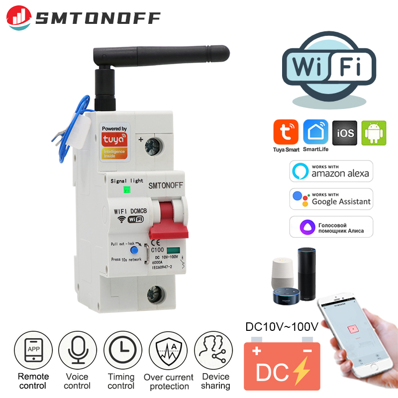 Smart Home Google - Disjuntor Inteligente WiFi Tuay Smart Life