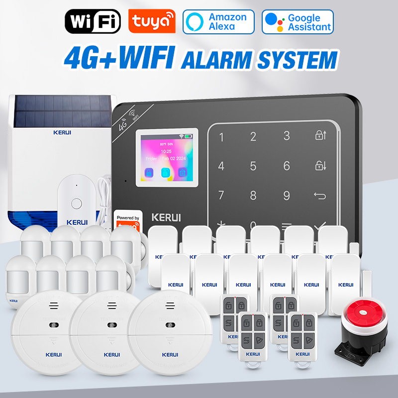 Smart Home Package - Kerui gsm 4g wifi sistema de