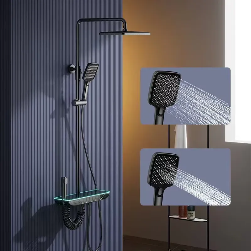 Smart Home - Conjunto de Chuveiro Digital Inteligente Termostático