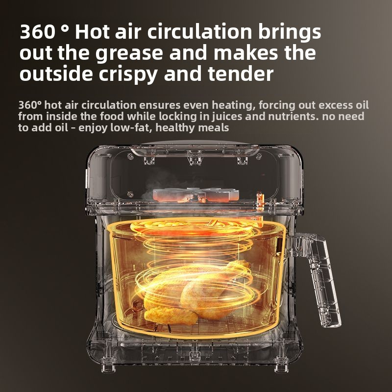 Fritadeira de ar visual, tempo - Smart Home Oven avaliação e preço