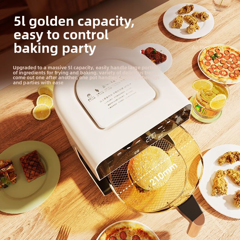 Fritadeira de ar visual, tempo - Smart Home Oven avaliação e preço