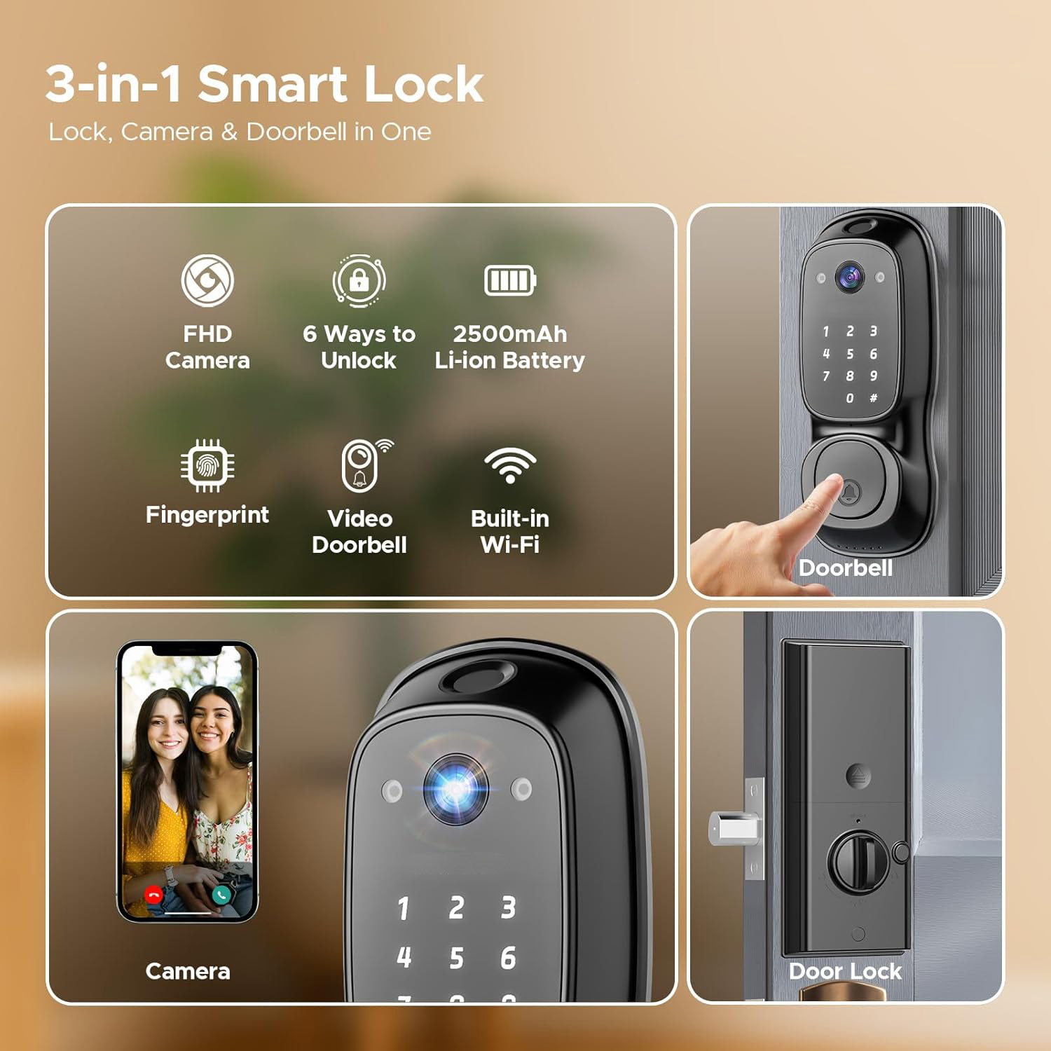 Fechadura de Porta Inteligente - Smart Door Lock avaliação e preço