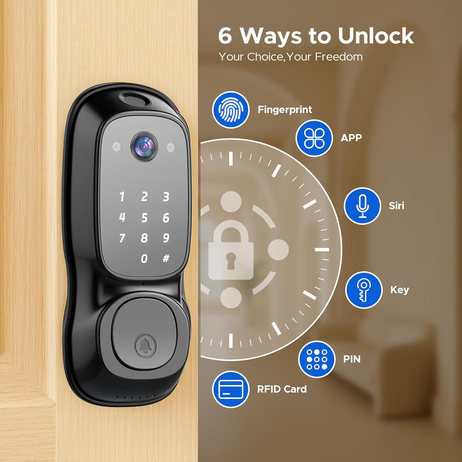 Fechadura de Porta Inteligente - Smart Door Lock avaliação e preço