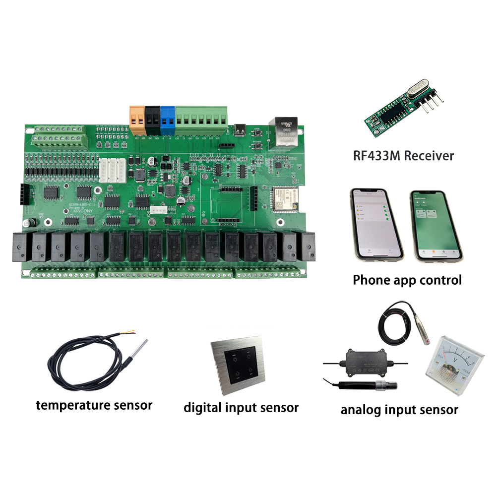 Módulo de Relé KC868-A16S ESP3 - Smart Home Esp32 avaliação e preço