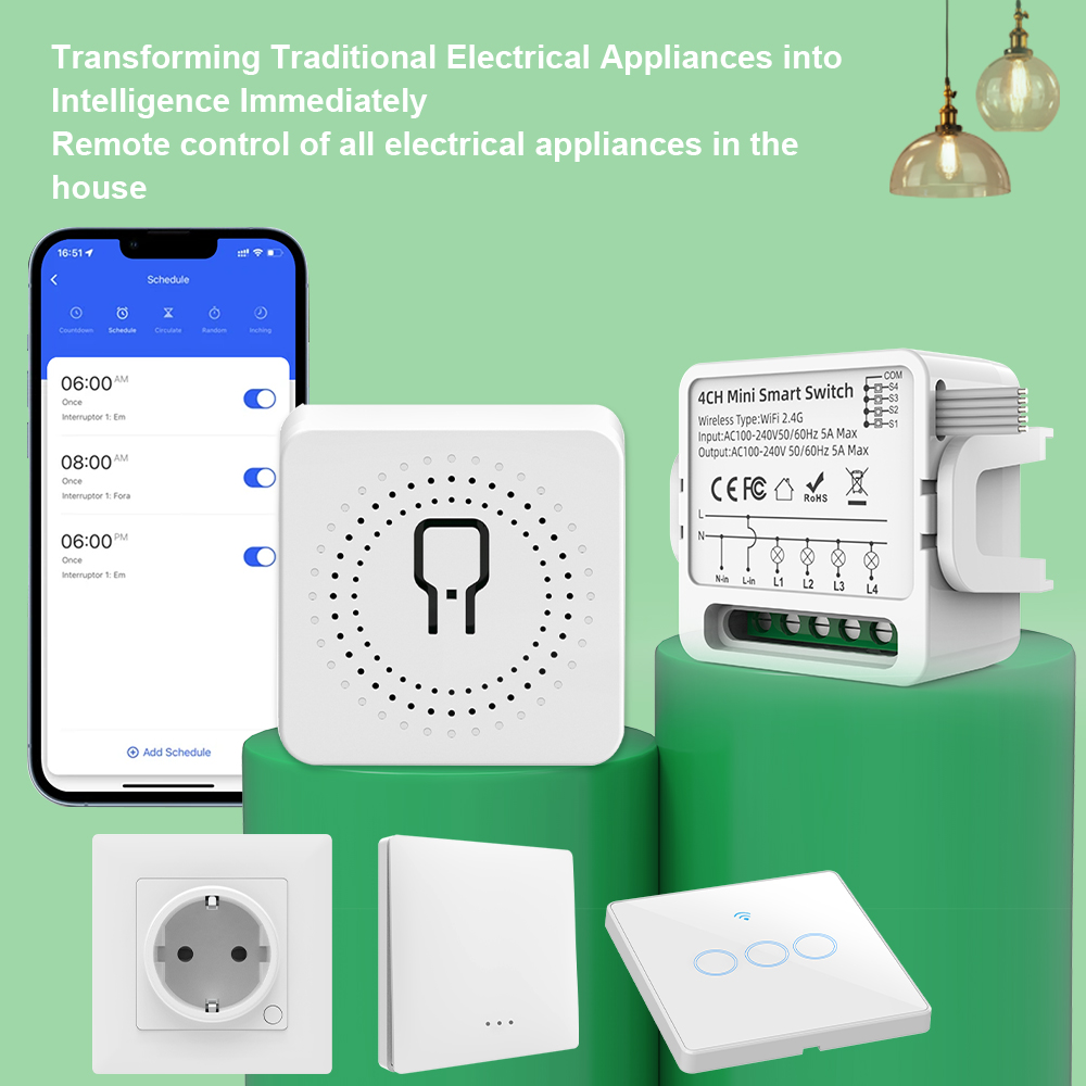 Interruptor Inteligente WiFi T - Smart Home Google avaliação e preço