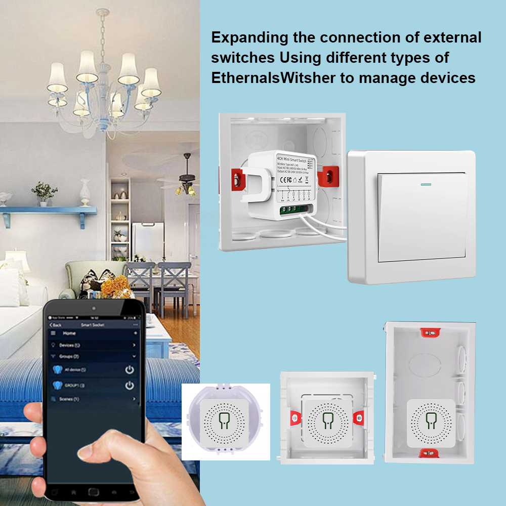 Interruptor Inteligente WiFi T - Smart Home Google avaliação e preço