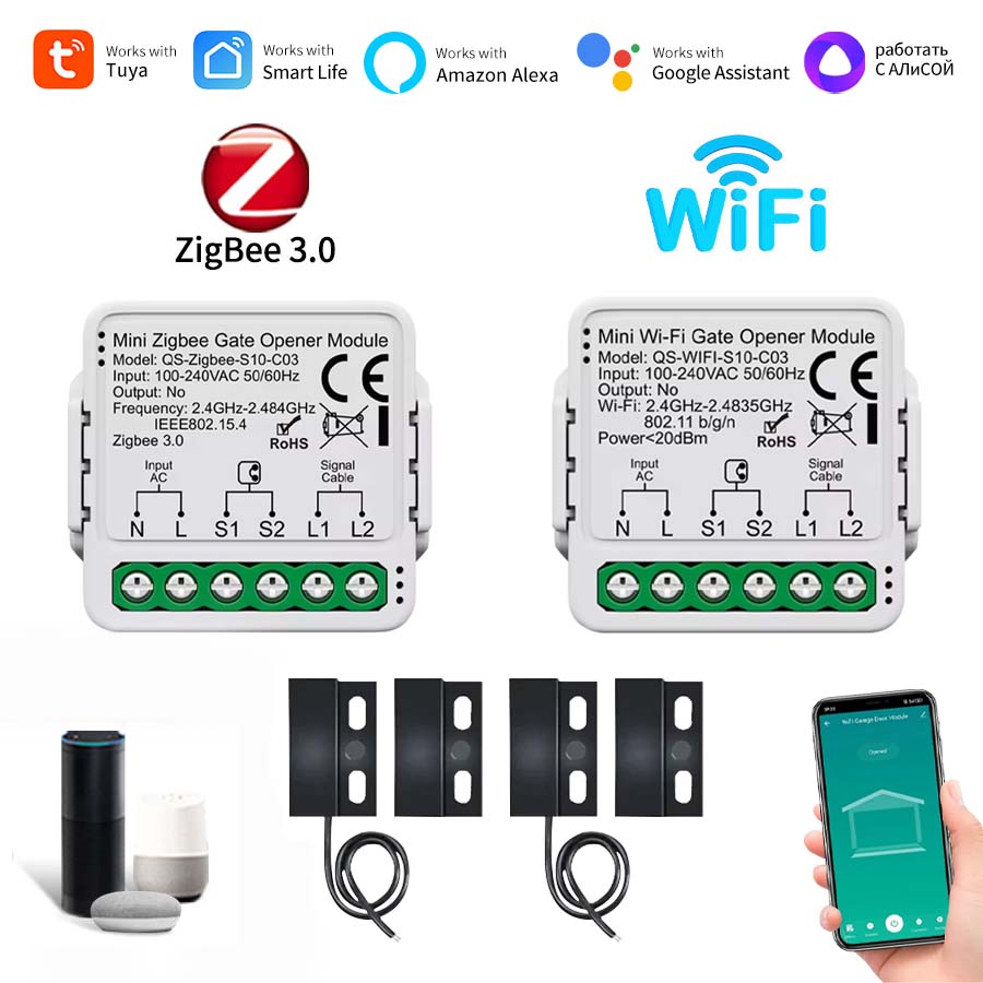 Tuya wifi/zigbee 3.0 interrupt - Smart Home Voice Assistant avaliação e preço