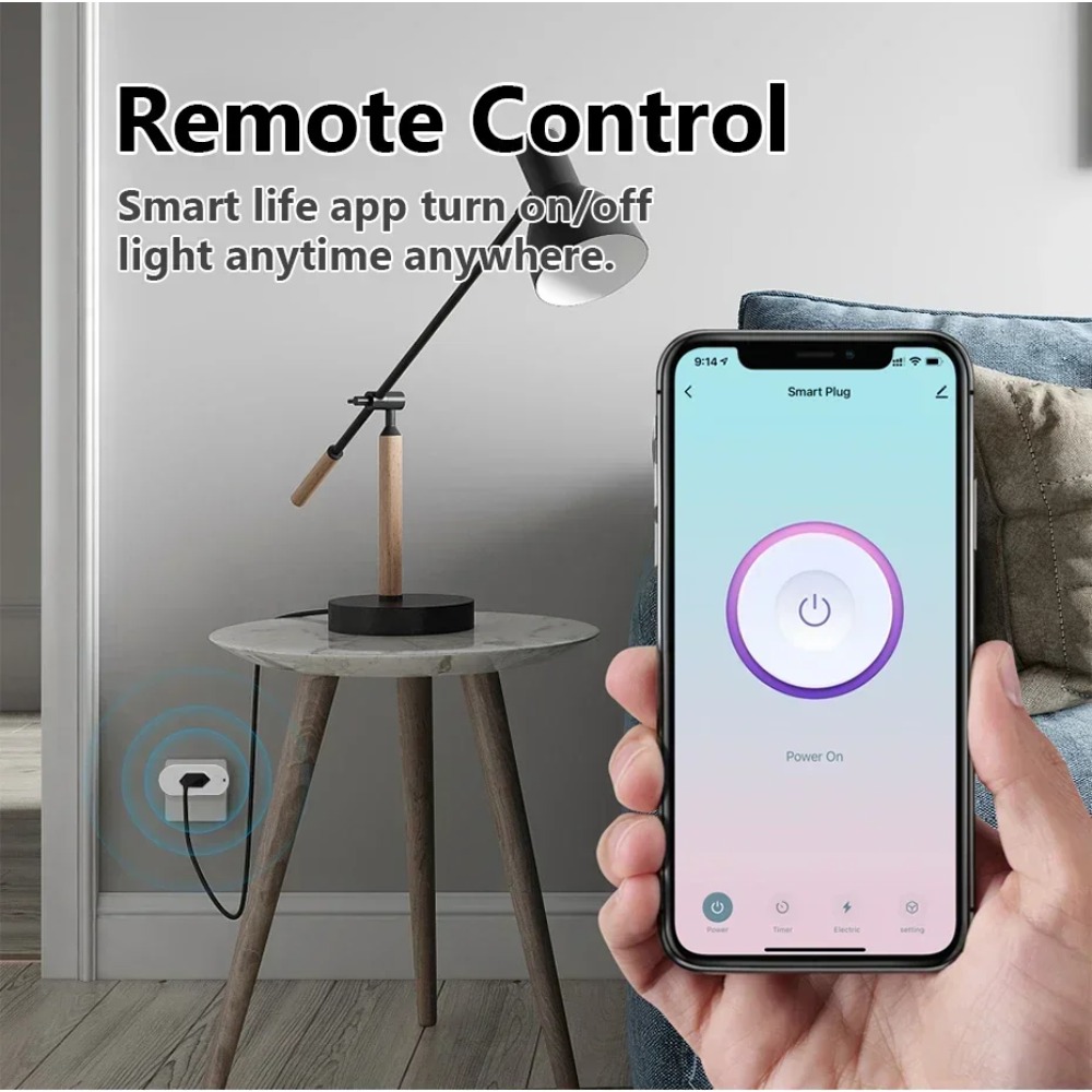 Tomada Inteligente UNKAS com W - Smart Home Voice Assistant avaliação e preço