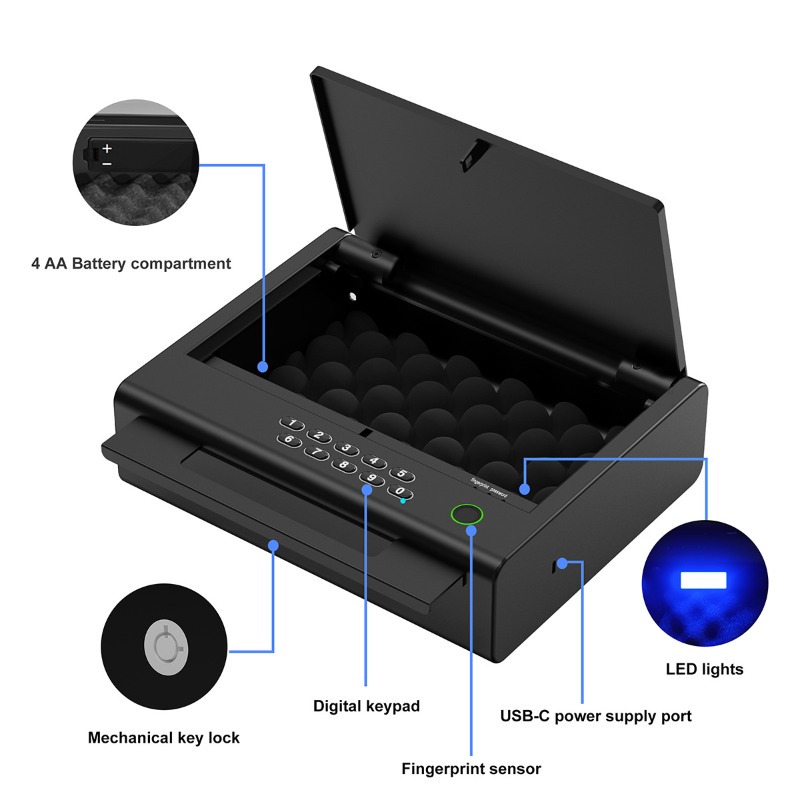 Cofre Inteligente para Armas c - Smart Home Box avaliação e preço