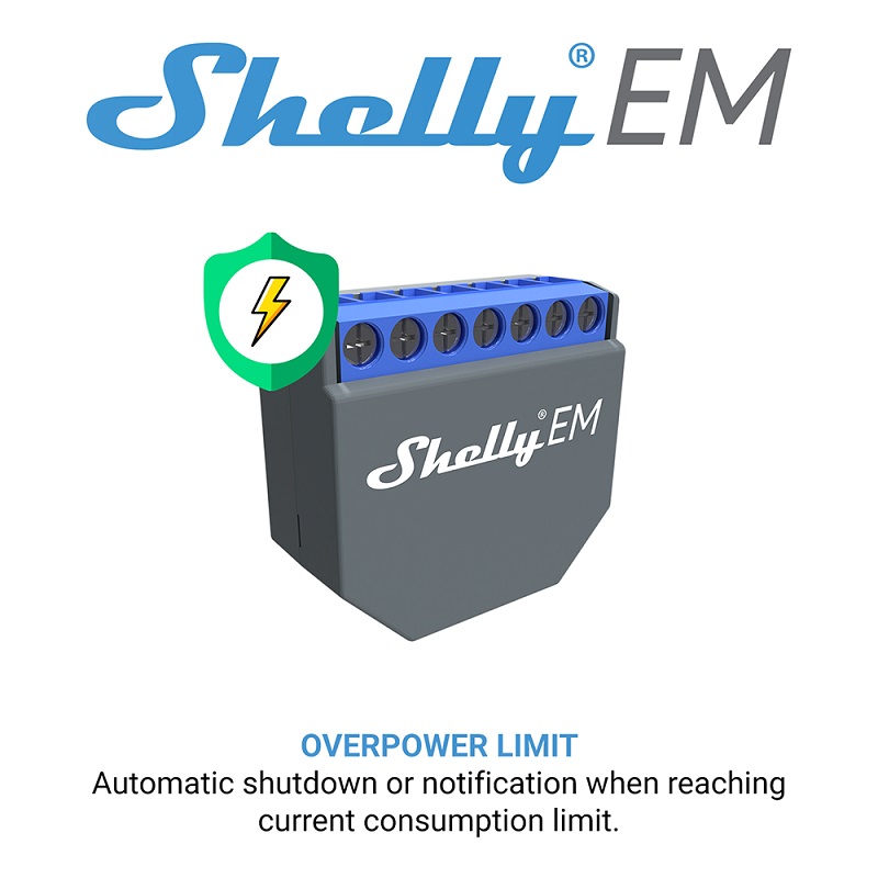SHELLY EM Interruptor Controla - Smart Home Google avaliação e preço