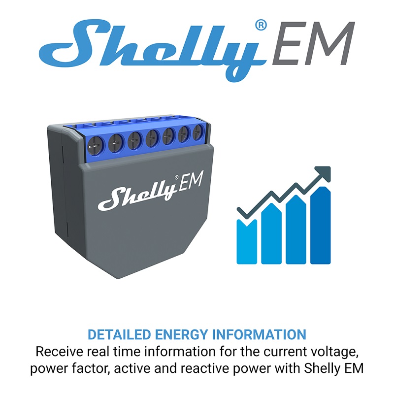 SHELLY EM Interruptor Controla - Smart Home Google avaliação e preço