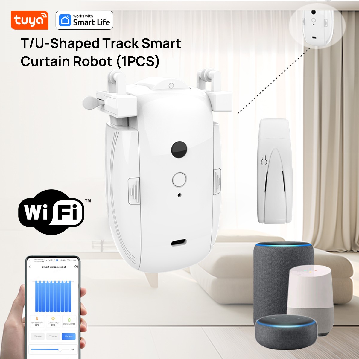 Tuya Smart WiFi Curtain Robot  - Smart Home Vimar avaliação e preço