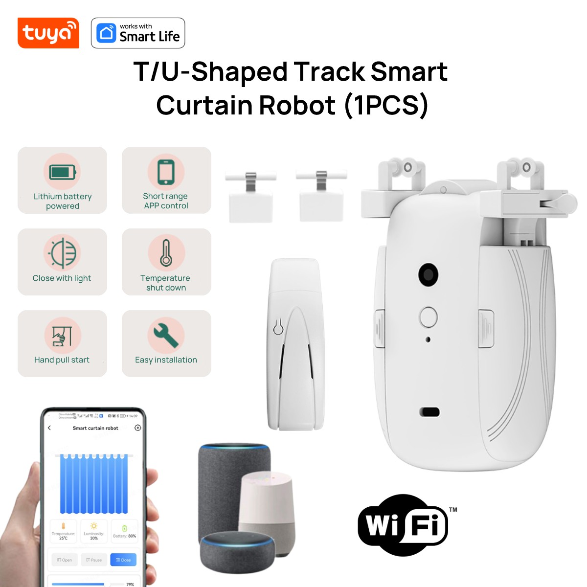 Tuya Smart WiFi Curtain Robot  - Smart Home Vimar avaliação e preço