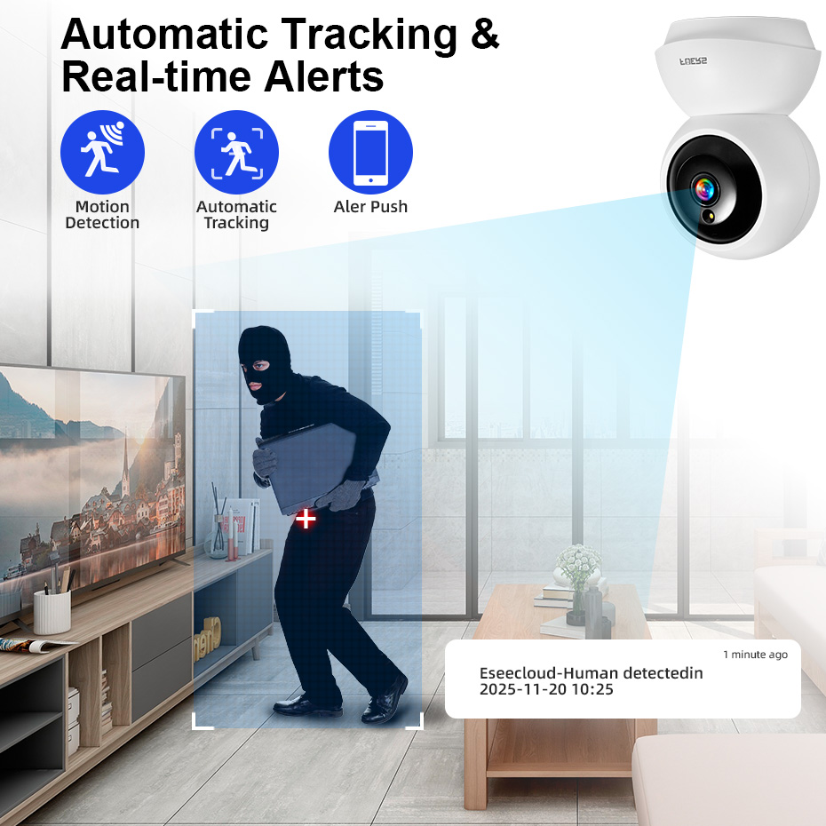 Câmera WiFi Fuers 5MP para Cas - Smart Home Windows App avaliação e preço