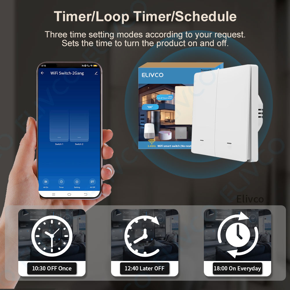 Interruptor Inteligente Tuya W - Smart Home Google avaliação e preço