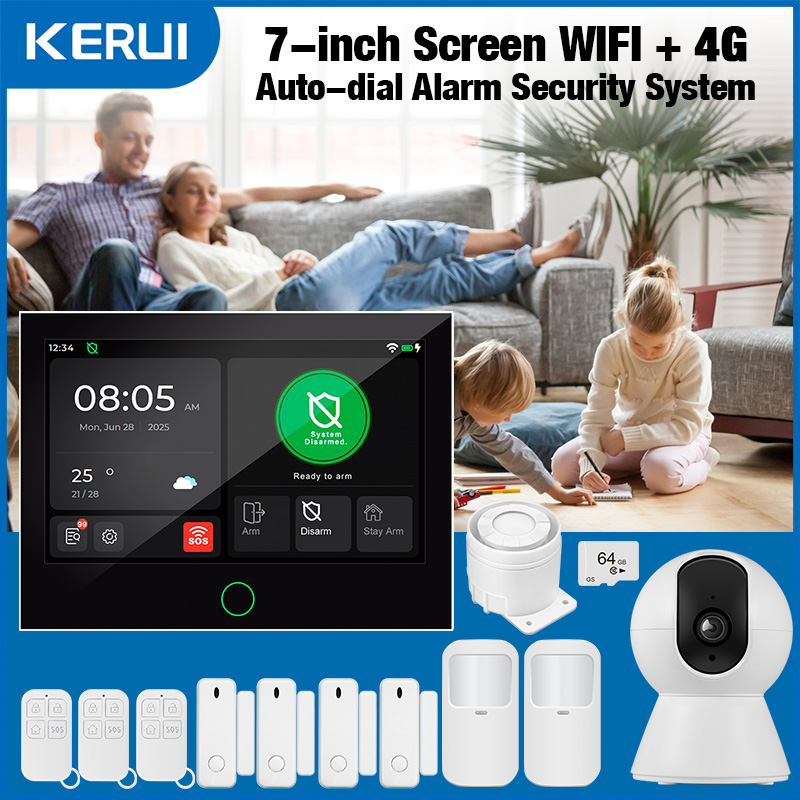 Kerui novo alarme doméstico se - Smart Home Package avaliação e preço