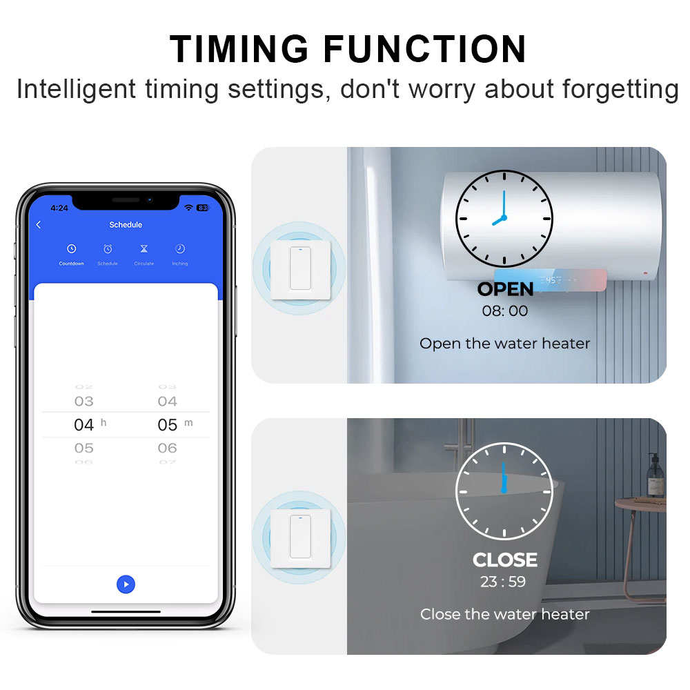 Interruptor inteligente de aqu - Smart Home Google avaliação e preço