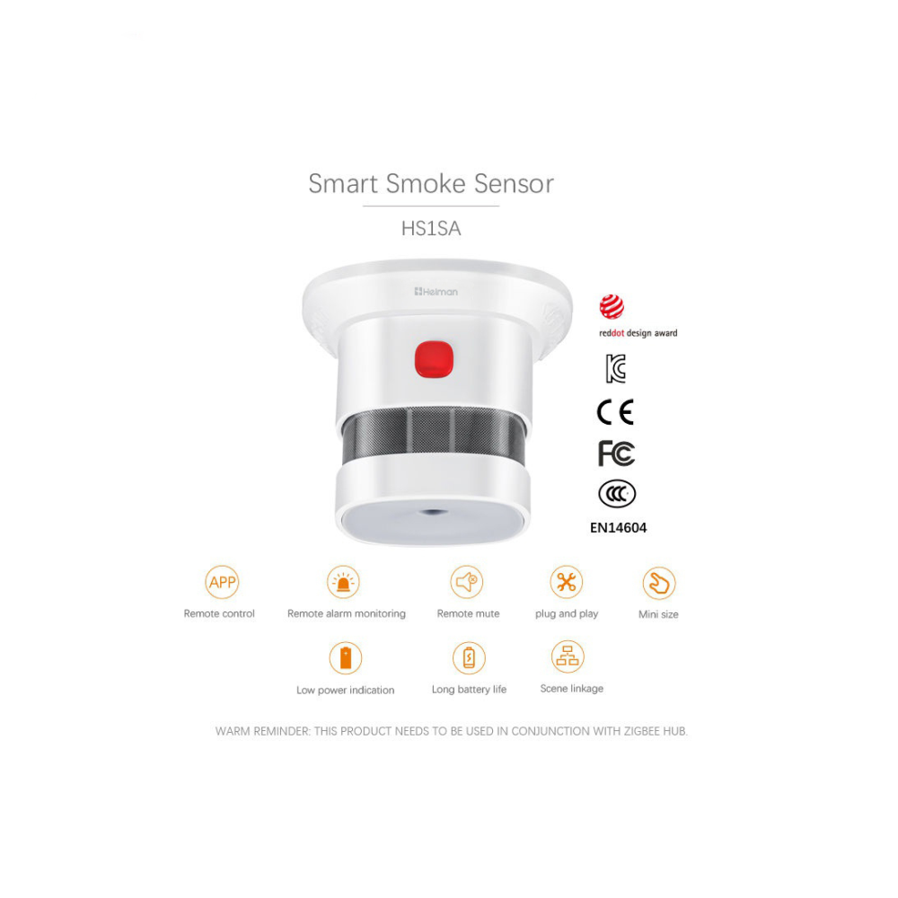Detector de Fumaça Inteligente - Smart Smoke Detector avaliação e preço