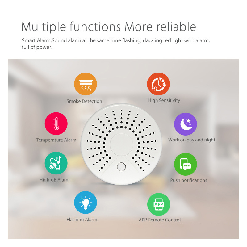 Detector de Fumaça Inteligente - Smart Smoke Detector avaliação e preço
