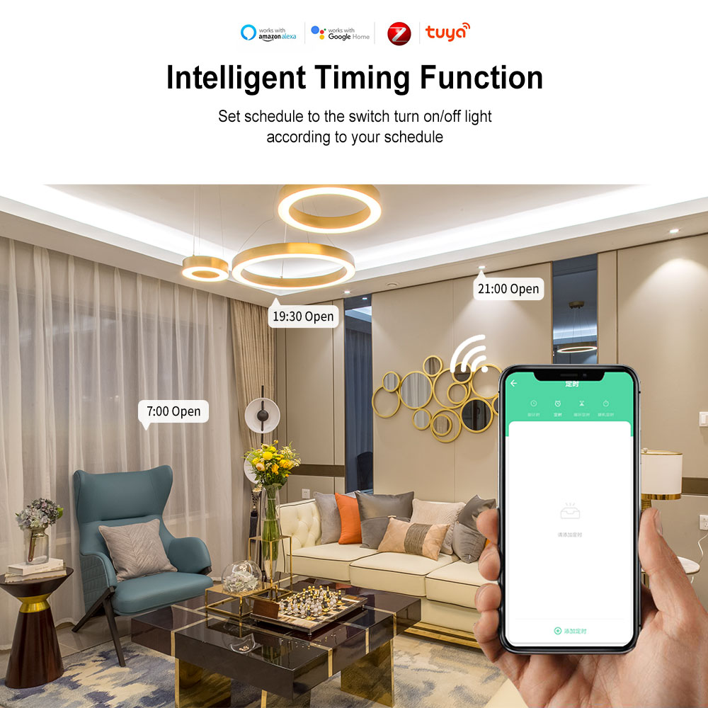 1-10 unidades de Relé Interrup - Smart Home Zigbee avaliação e preço