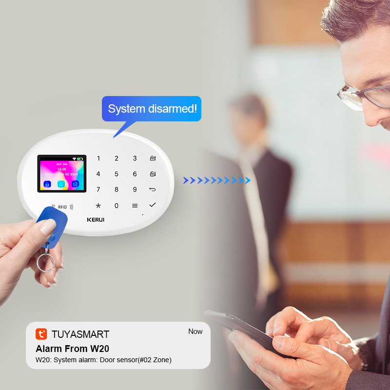 Kerui w204 tuya sistema de ala - Smart Home Package avaliação e preço
